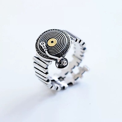 Brass Cuff Open Rings, Disc