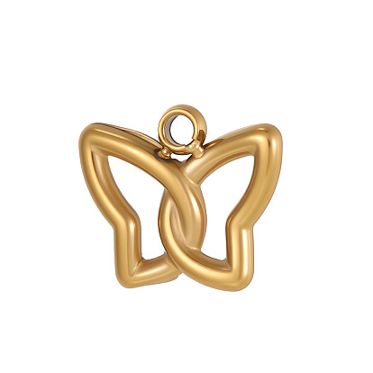 304 прелести нержавеющей стали, бабочка, ионное покрытие (ip)