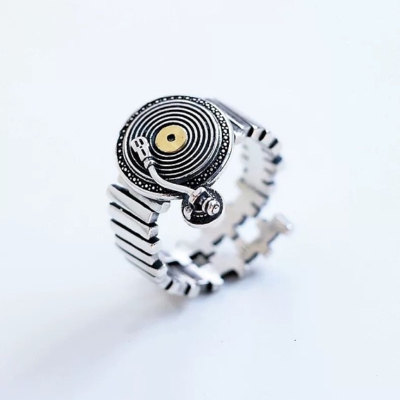 Brass Cuff Open Rings, Disc
