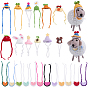 24Pcs 24 Styles Mini Cotton Doll Bib & Hat, Doll Making Supplies Decoration