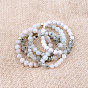 Natural Moonstone Beaded Bracelet - Handmade Gemstone Jewelry for Women