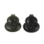 Natural Hetian Jade Carved Pendants, Gourd Charms