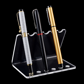 Halter für Acrylstifte und Make-up-Pinsel, 6 Slots Schreibtischständer-Organizer-Haltegestell, für Stifte, Pinsel, Buntstifte, Marker