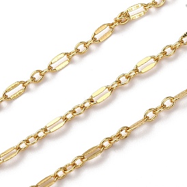 Латунные цепочки, без свинца и без кадмия, стойки покрытие, долговечный, пайки, с катушкой