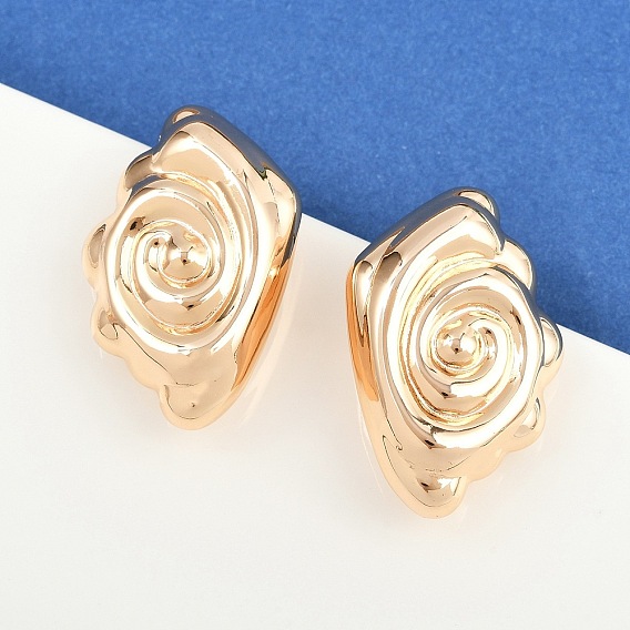 Латунь серьги, крыло