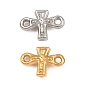 304 Stainless Steel Connector Charms, Sideways Cross Links