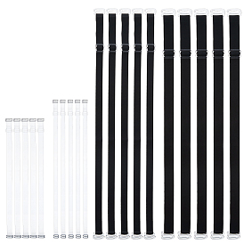 20 пары 4 модели силиконовые и термопластичные полиуретановые регулируемые бретельки для бюстгальтера, бретели для нижнего белья
