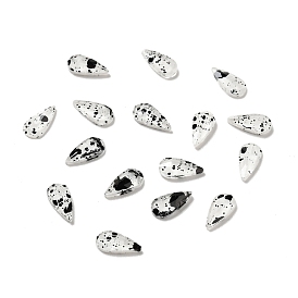 Spot Pattern Resin Cabochons, Nail Art Decoration Accessories, Teardrop
