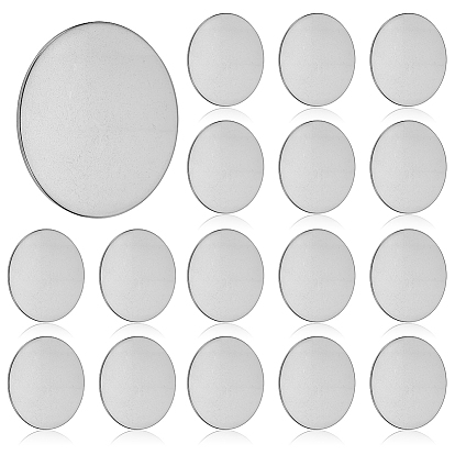 20 шт. 304 листы из нержавеющей стали, плоско-круглые