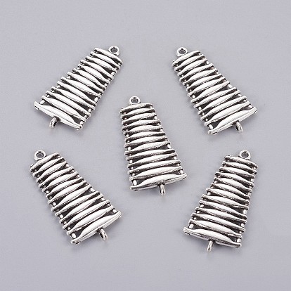 Legierung links / anschlüsse, Bleifrei und cadmium frei, Unregelmäßige Viereck, 40 mm lang, 20 mm breit, 2.5 mm dick, Bohrung: 1.5 mm