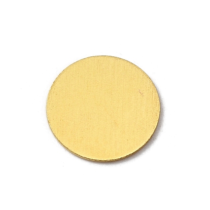 Brass Sheet, for Brooch Base Setting Making, Flat Round
