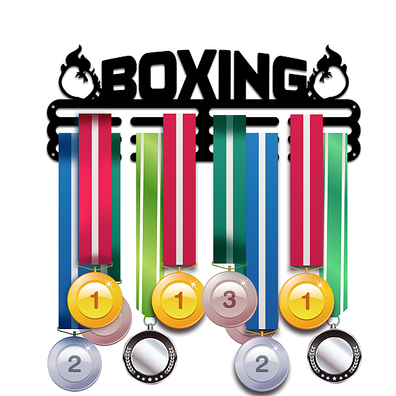 Модная железная вешалка для медалей, настенная стойка для дисплея, с винтами, спортивная тема