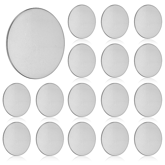20 шт. 304 листы из нержавеющей стали, плоско-круглые
