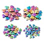 215Pcs 4 Sizes Electroplate Non-magnetic Synthetic Hematite Bead Strands, Heart