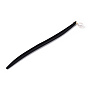 Natural Pearl Hair Sticks, Schima Wood Hairpin for Girl Hanfu Hair Accessories Decoration, Dyed