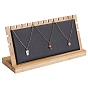 Wood Necklace Display Stand Jewelry Pendant Holder Accessory, Hanger Counter Showcase Jewelry Props Ornaments