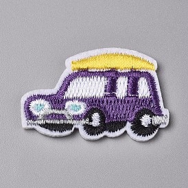 Computerized Embroidery Cloth Iron on/Sew on Patches, Costume Accessories, Appliques, for Backpacks, Clothes, Taxi