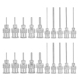 Unicraftale 40Pcs 10 Style Stainless Steel Dispensing Needles
