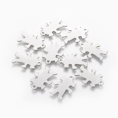 Pendentifs en acier inoxydable, humaine