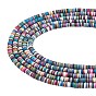 Perles en fimo faits à la main, disque / plat rond, perles heishi
