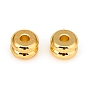 Long-Lasting Plated Brass Spacer Beads, Cadmium Free & Lead Free, Grooved Beads, Cadmium Free & Lead Free, Column