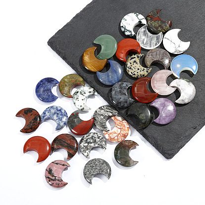 Массажер для ладони из драгоценных камней, Камень беспокойства для терапии беспокойства, луна