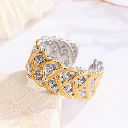 304 открытые кольца манжеты из нержавеющей стали, плетеные формы