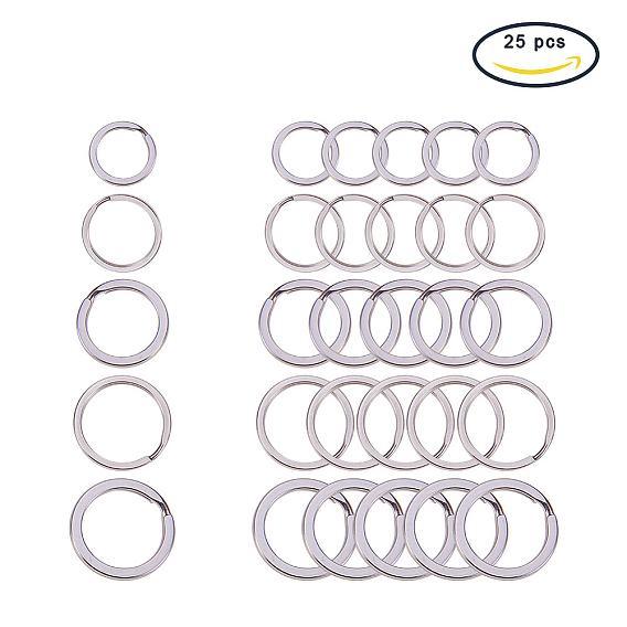 304 Stainless Steel Split Key Rings Sets