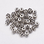Tibetan Style Spacer Beads, Cadmium Free & Lead Free, Barrel, 5x5x5mm, Hole: 1.5mm