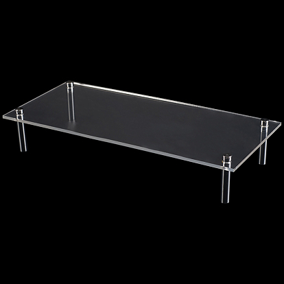 1 набор прозрачных акриловых держателей для кексов, акриловая витрина для десертов с баром из нержавеющей стали