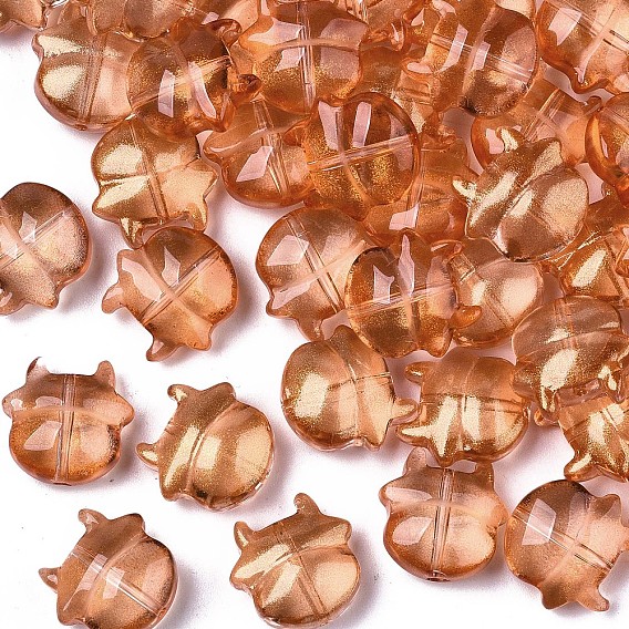 Прозрачные брызги, окрашенные распылением, с блеском порошок, корова