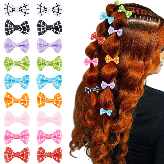 90 шт. 9 Цвета полиэстер украшения аксессуары, галстук-бабочка своими руками, бантом