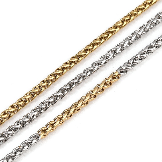 304 из нержавеющей стали цепи пшеницы, несварные, ионное покрытие (ip), с катушкой