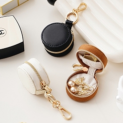 Mini bolsa de joyería portátil, Caja de joyería simple, bolsa de viaje, caja de almacenamiento para pendientes, anillos y colgantes