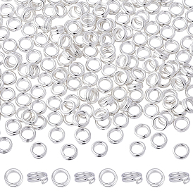 200Pcs Brass Split Rings, Lead Free & Cadmium Free, Double Loops Jump Rings