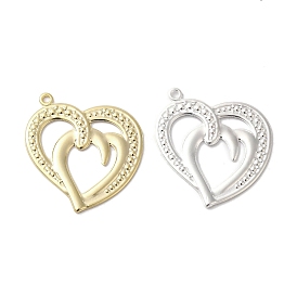 Латуни кулон, без свинца и без кадмия, сердце