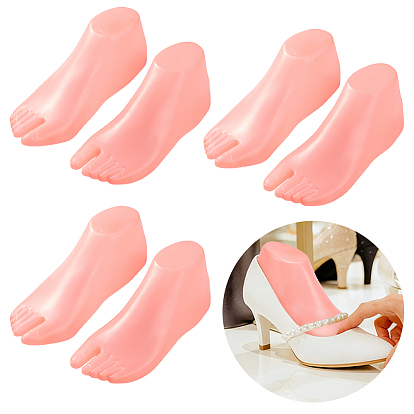 Présentoirs en plastique pour pieds de mannequins, chaussettes