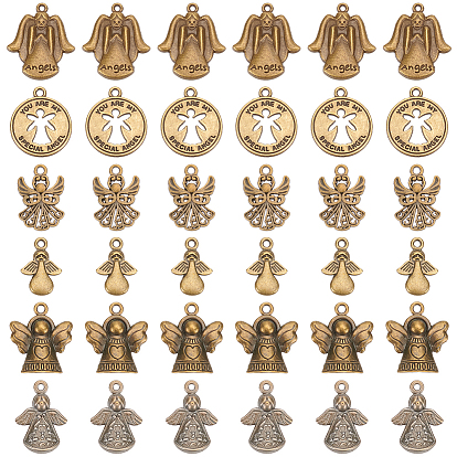 60шт 6стиль ангел тибетский стиль сплав подвески