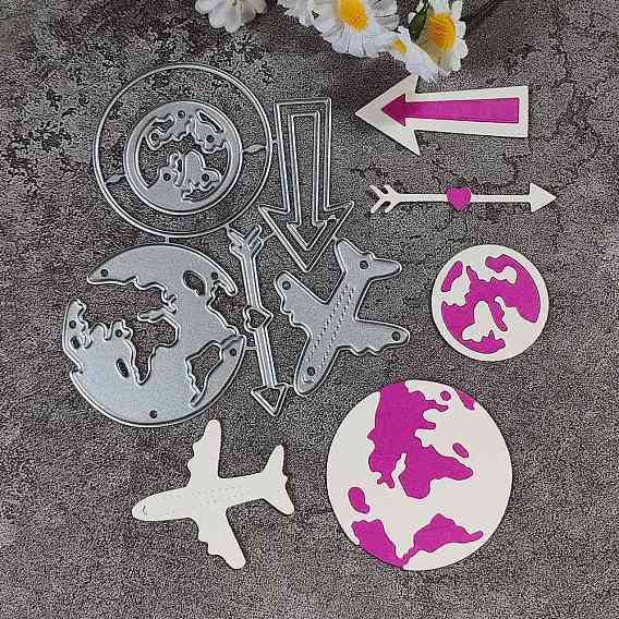 Углеродистая сталь разрезает трафареты, для diy scrapbooking, Фотоальбом, декоративная бумага для тиснения, матовый цвет нержавеющей стали