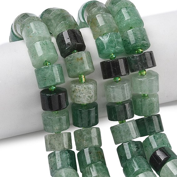 Натуральный зеленый клубника кварц бисер нити, диск, Heishi бусы, с бисером