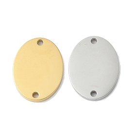 304 ссылки нержавеющей стали, овальные, пустая бирка с зеркальной полировкой, ионное покрытие (ip)