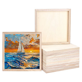 Деревянная глиняная рама для картины, квадратный