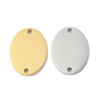 304 ссылки нержавеющей стали, овальные, пустая бирка с зеркальной полировкой, ионное покрытие (ip)