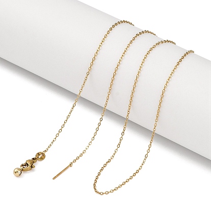 Ion plaing(ip) 304 ожерелья из нержавеющей стали, регулируемые слайдерные ожерелья для женщин