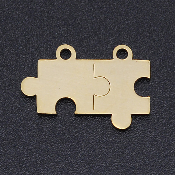 201 Stainless Steel Links Connectors, Laser Cut, Puzzle