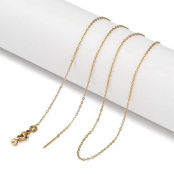 Ion plaing(ip) 304 ожерелья из нержавеющей стали, регулируемые слайдерные ожерелья для женщин