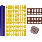 2 Bags 2 Styles Letters & Numbers PP Plastic Cookie Stamps, Baking Tools