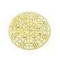 Rack Eisen filigrane Cabochons Plattierung, Blume