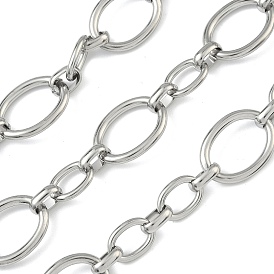 304 цепи овальные из нержавеющей стали, несварные, с катушкой