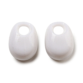 Opaque Acrylic Pendants, Teardrop Charms